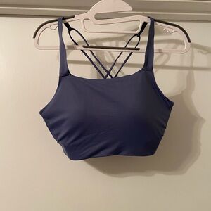 Nike Women's Strappy Sports Bra in Blue